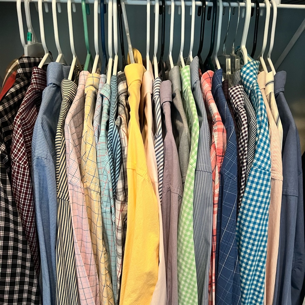 Men Button Down Collar Shirts